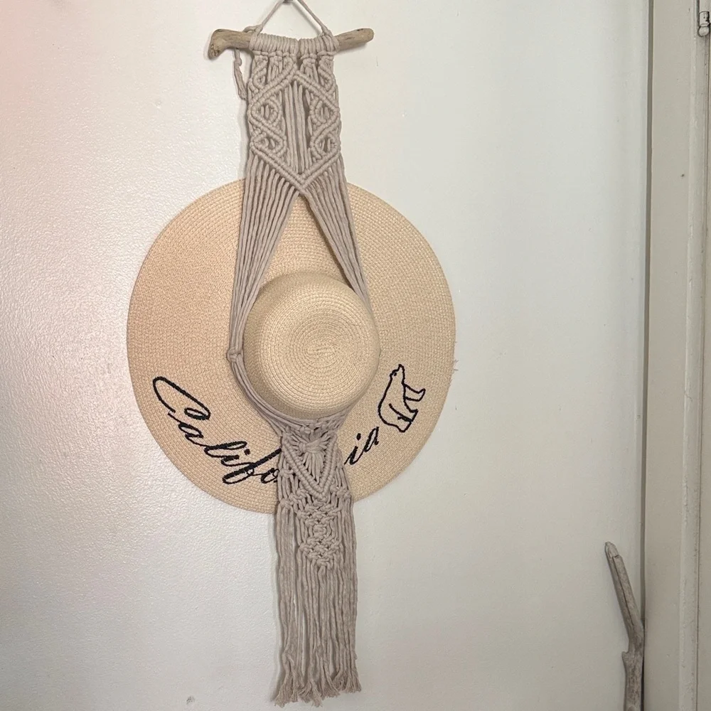Neutral Macrame Wall Hanger - Cream Boho Wall Decor